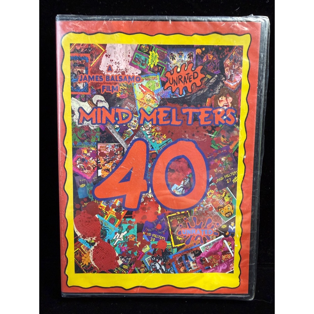 Mind Melters 40 DVD James Balsamo Acid Bath Productions Horror Unrated New 2024